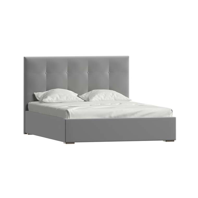 Кровать Harmony 200x200 серого цвета