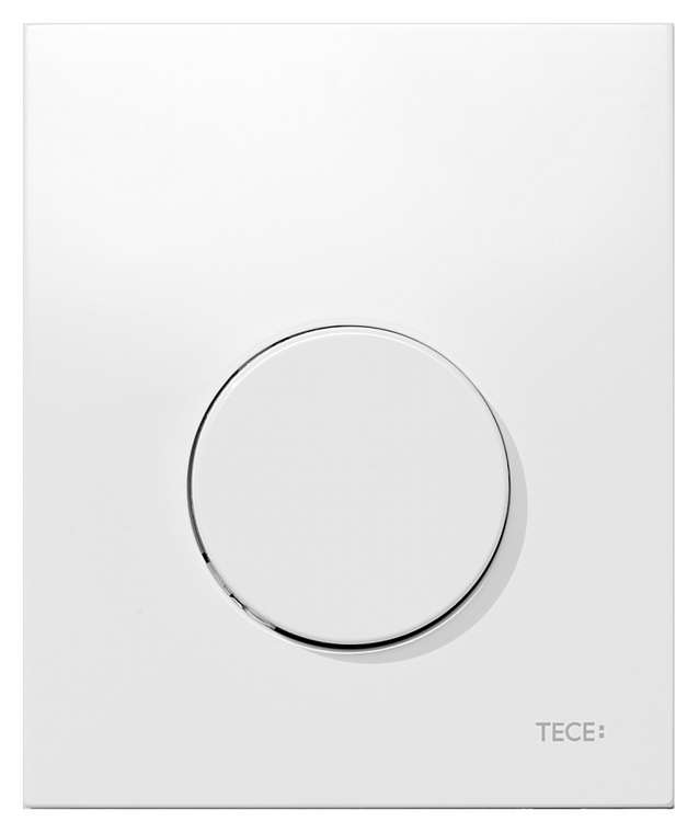 Кнопка смыва Tece Loop Urinal белого цвета однорежимная