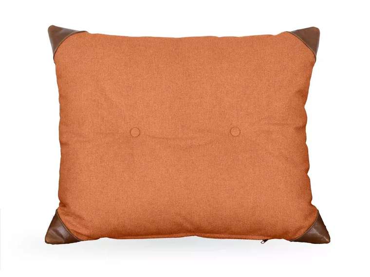 Подушка Chesterfield 60х60 оранжевого цвета