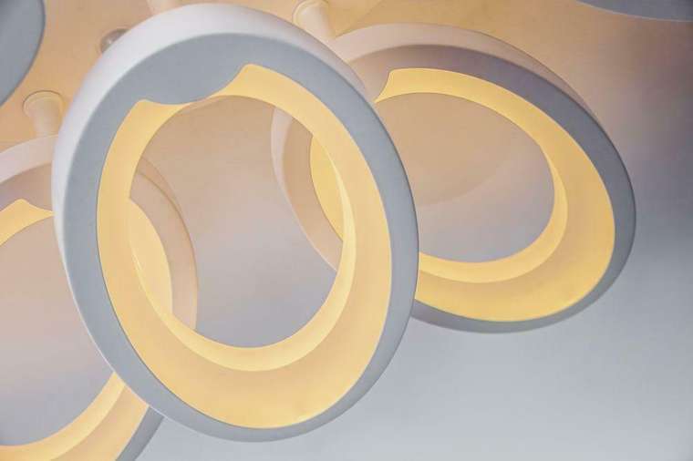 Потолочная люстра 10238/12LED (акрил, цвет белый)