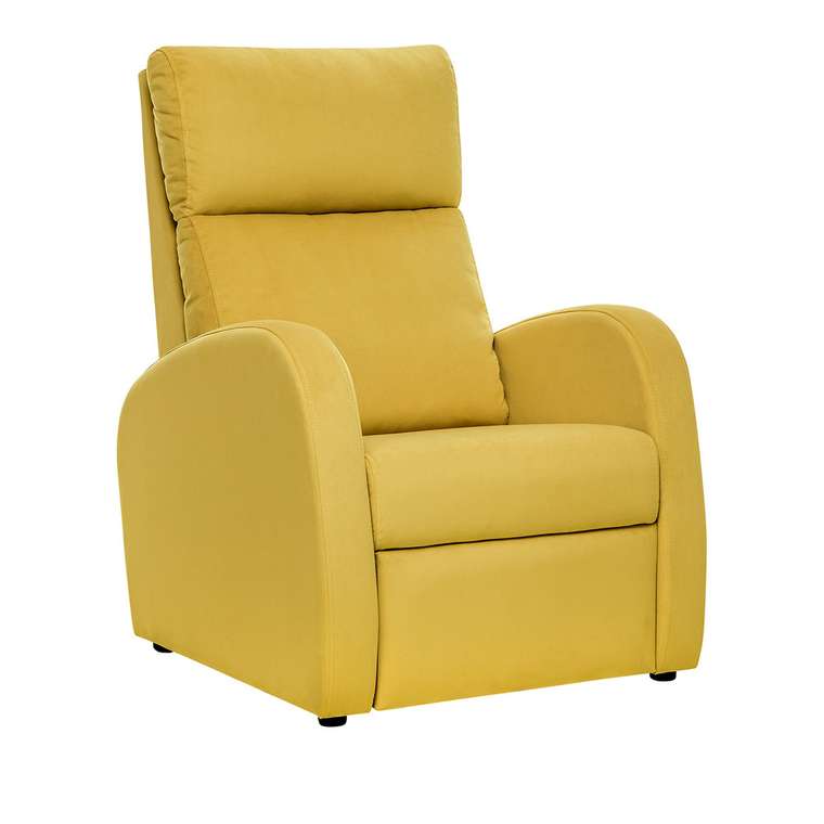 Кресло реклайнер Грэмми L желтого цвета
