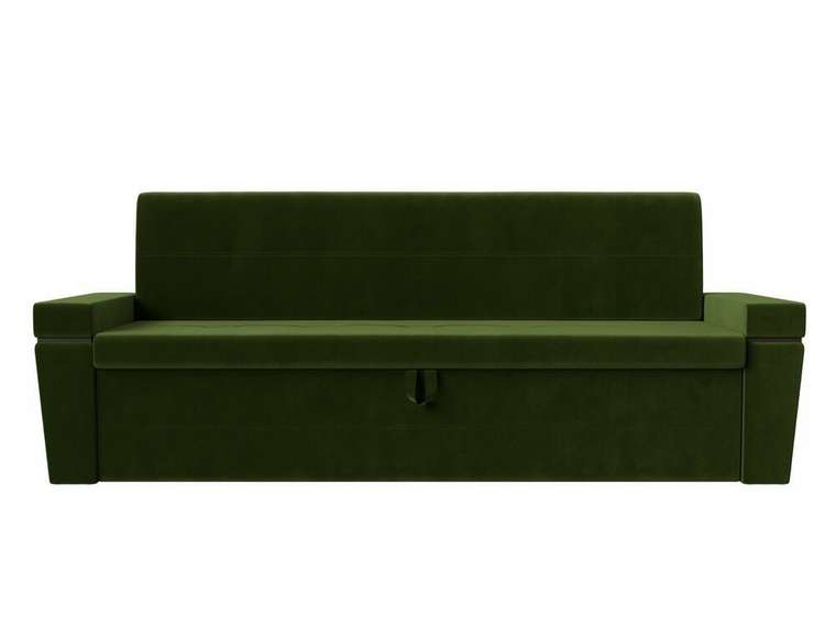 Прямой диван-кровать Деметра зеленого цвета