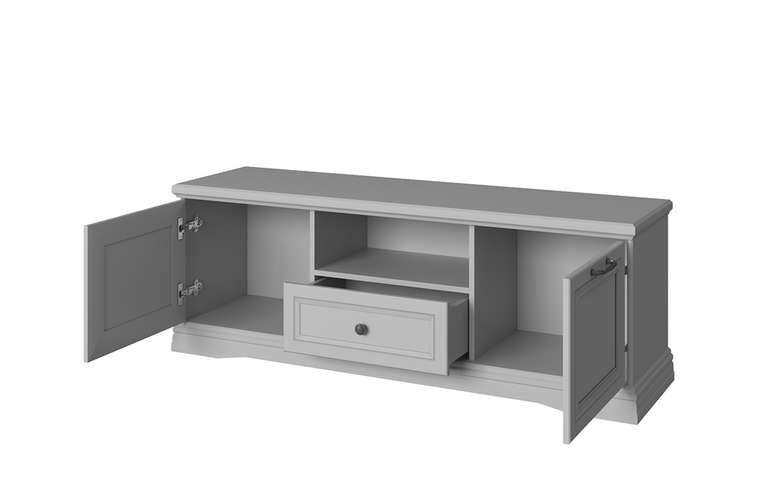 Тумба под ТВ Valencia серого цвета