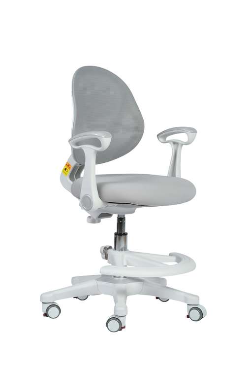 Детское поворотное кресло Lenny серого цвета