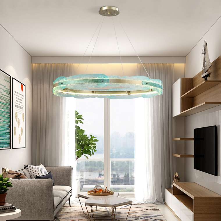 Люстра Portola Brayden Studio D86 Transparent