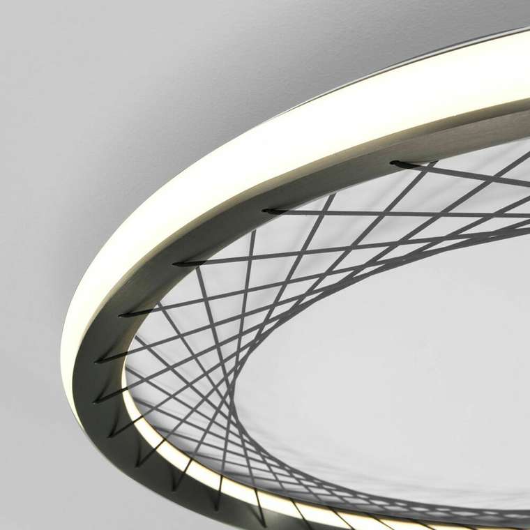 Потолочный светодиодный светильник 40023/1 LED серый Parafe
