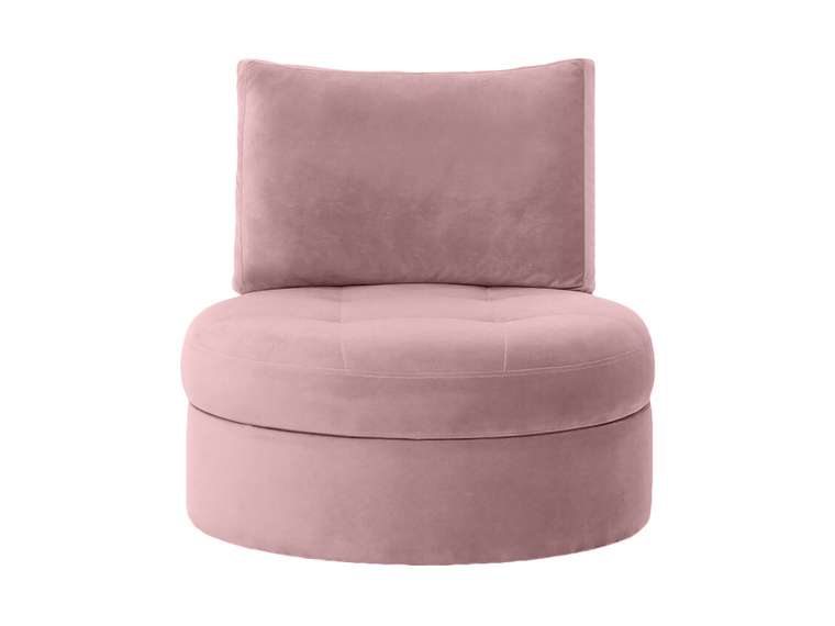 Кресло Wing Round розового цвета 