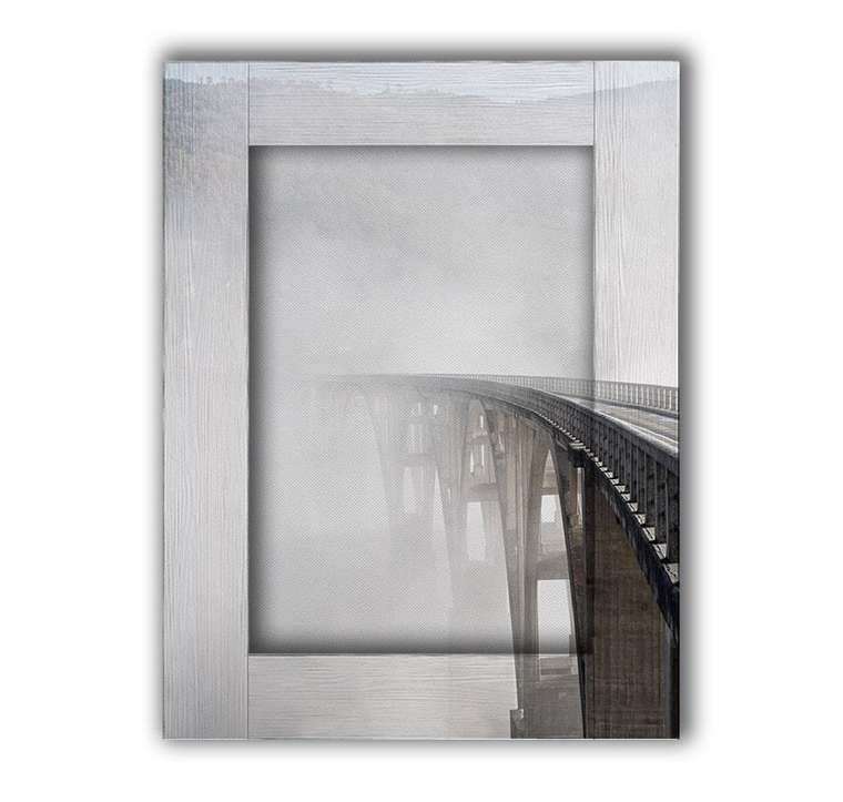 Картина с Арт рамой Мост 70х90