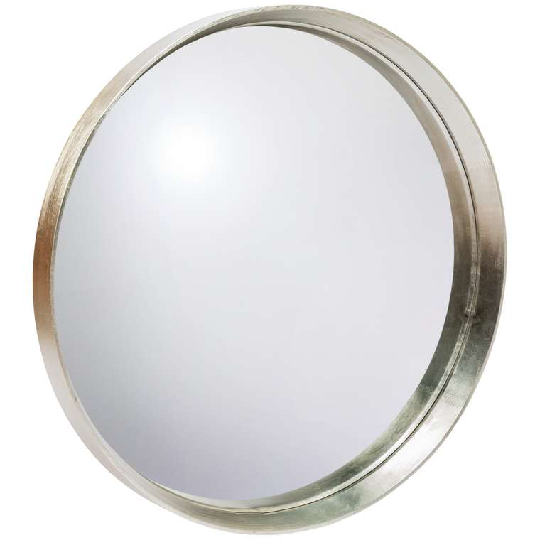 Настенное зеркало Хогард Сильвер L в раме серебряного цвета