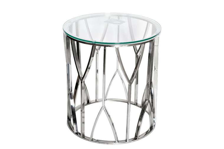 Кофейный стол с прозрачной столешницей стеклом