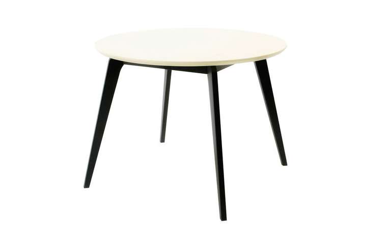 Обеденный стол Arki К 90 черно-белого цвета