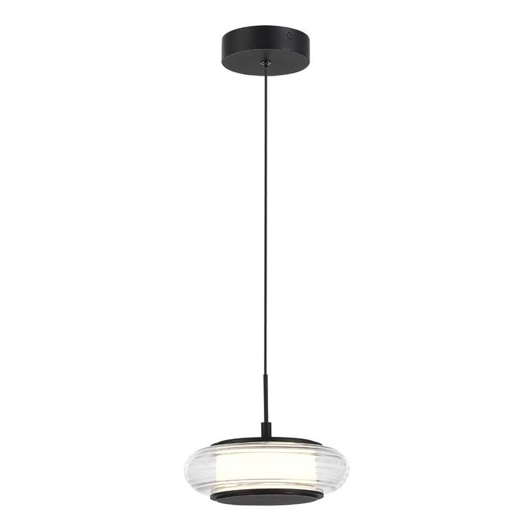 Светильник подвесной ST-Luce черный/прозрачный LED 1*7W 3000K FRITTELA