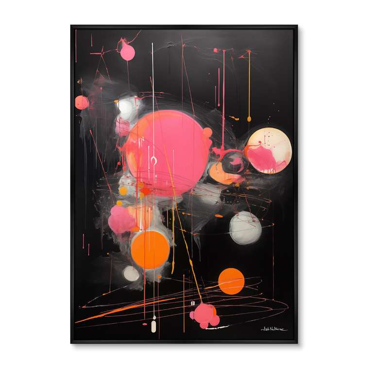 Репродукция картины Universe, planetary motion, No 1, 2024г.