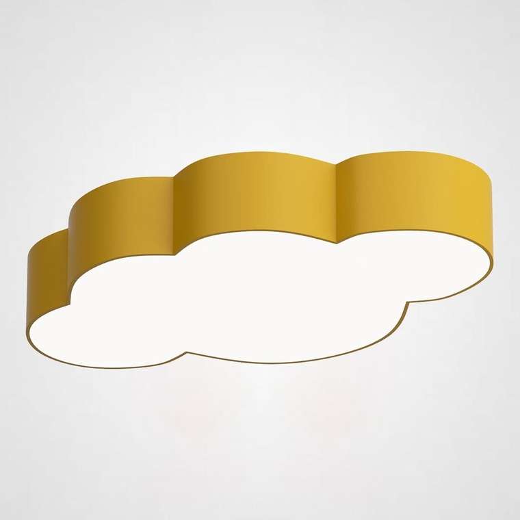 Потолочный светильник Cloud M желтого цвета