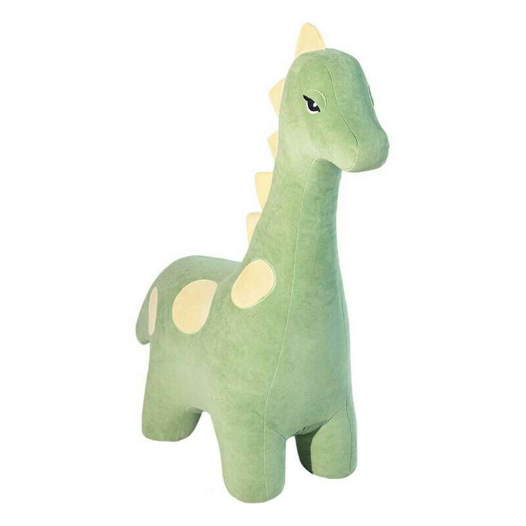 Детский пуф Бронтозавр изумрудно-зеленого цвета