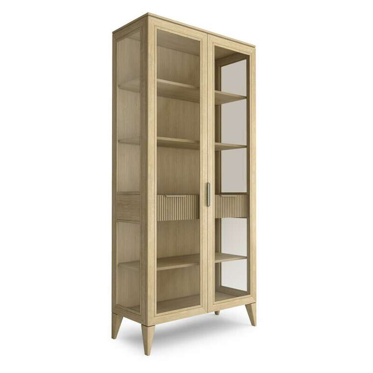 Книжный шкаф Линии 90 цвета капучино