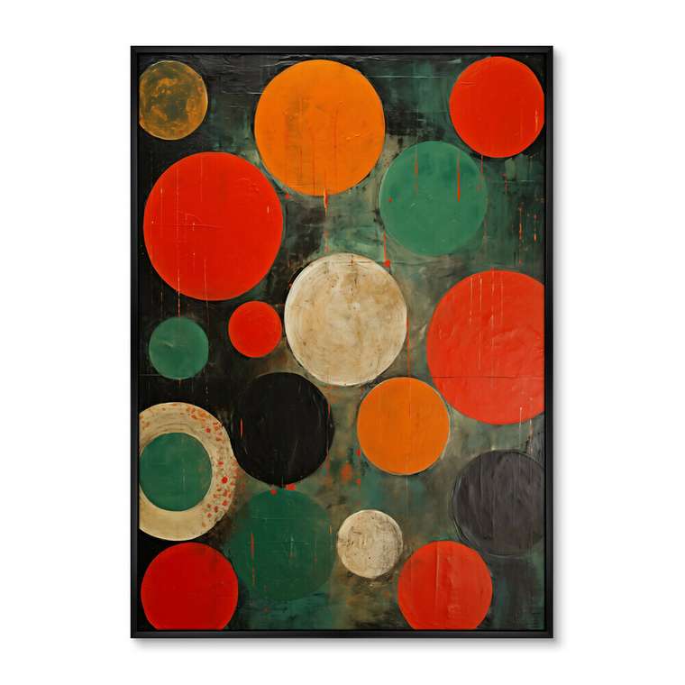 Репродукция картины Planets of color, No 2, 2024г.