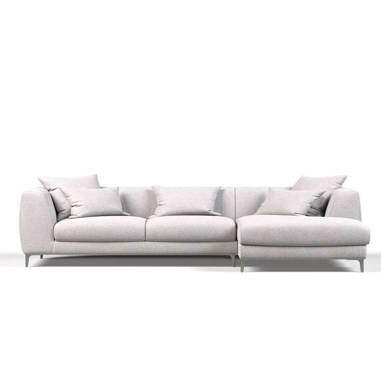 Угловой диван Elegant бежевого цвета