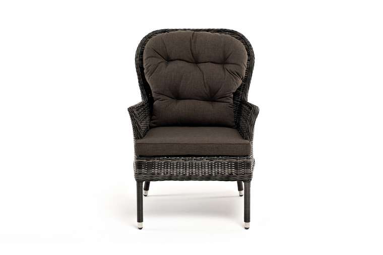 Садовое кресло Алиса темно-серого цвета