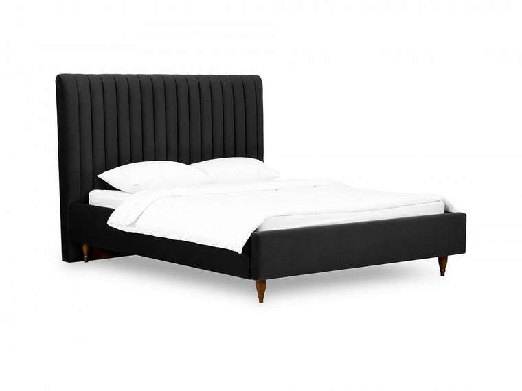 Кровать Dijon 160х200 черного цвета