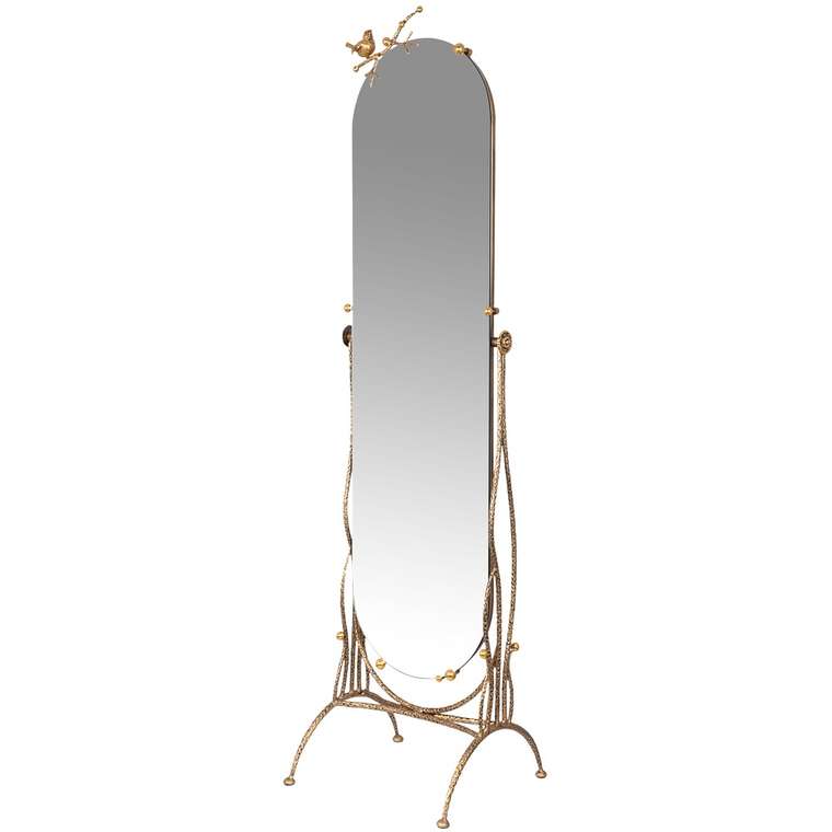 Напольное зеркало Терра бронзового цвета