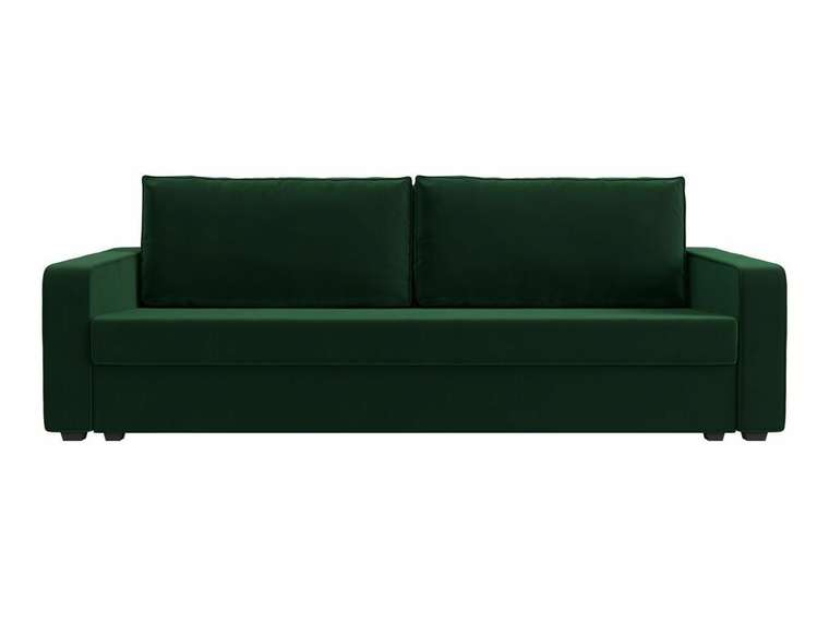 Диван-кровать Лига 009 темно-зеленого цвета