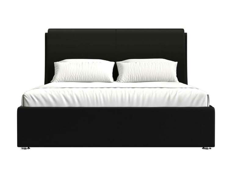 Кровать Принцесса 180х200 черного цвета с подъемным механизмом (черного)