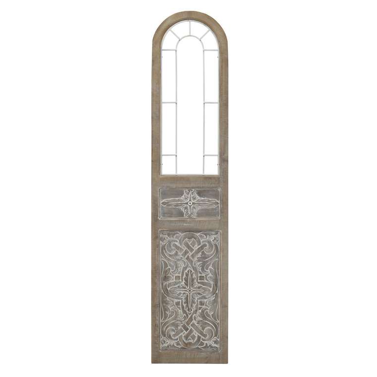 Декор настенный Дверь коричневого цвета 