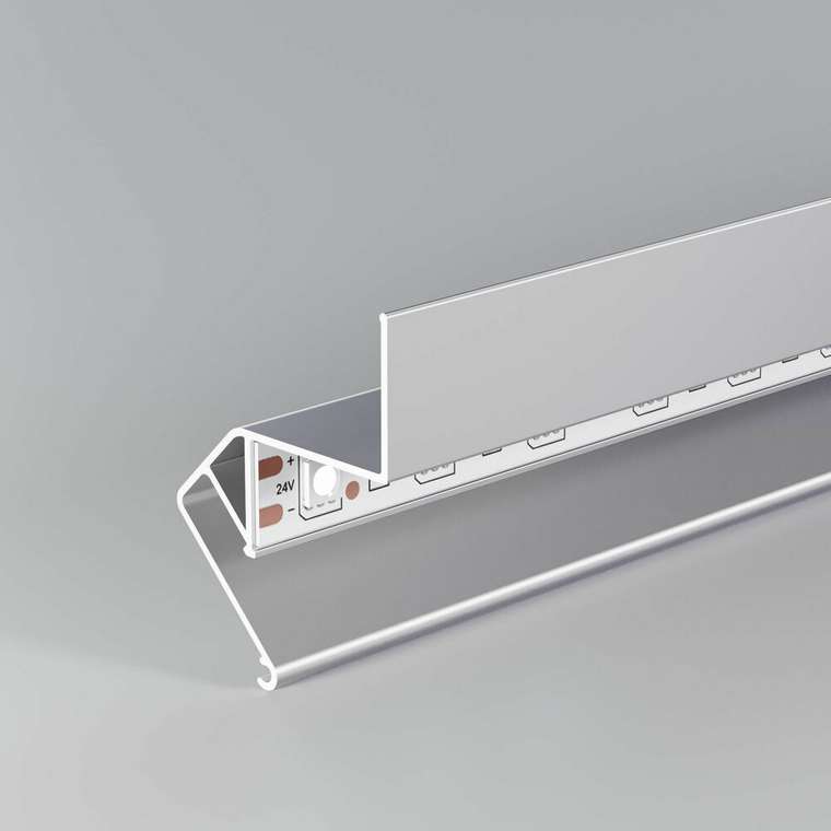Теневой профиль для натяжных потолков для светодиодной ленты (под ленту до 10 mm) LL-2-ALP020