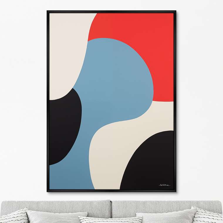 Репродукция картины Falling up into these colors, No 2, 2024г.