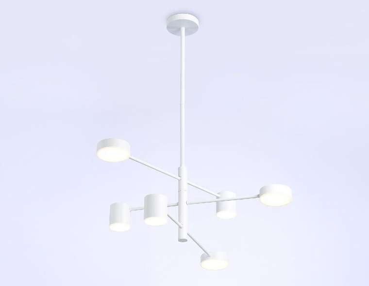 Люстра на штанге Comfort FL51684 (металл, цвет белый)