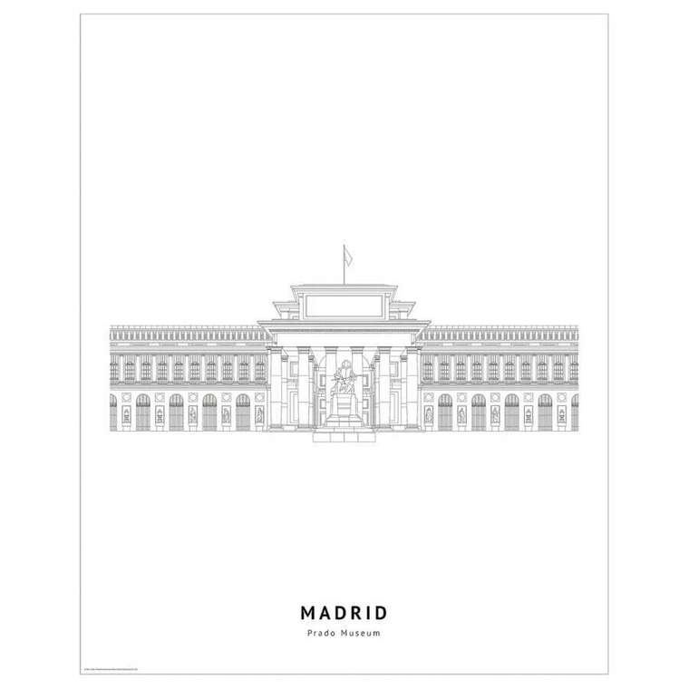 Прадо, Мадрид, 40х50 см