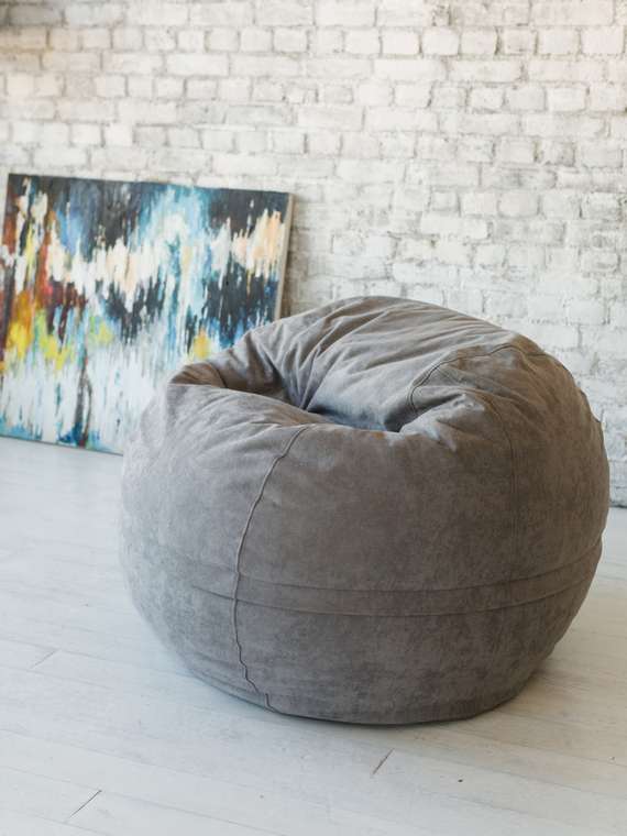 Кресло Софт 100х100 серого цвета
