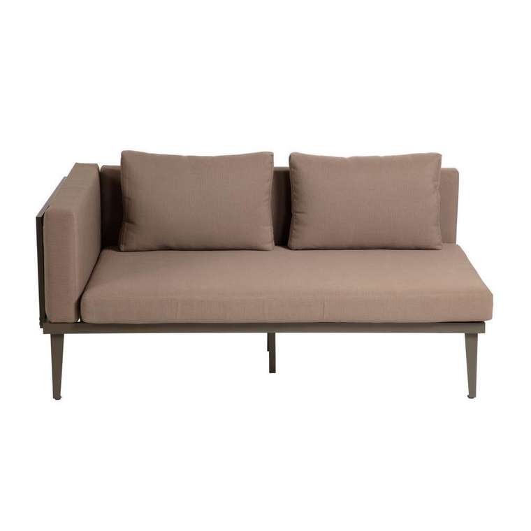 Двухместный диван Pascale коричневого цвета