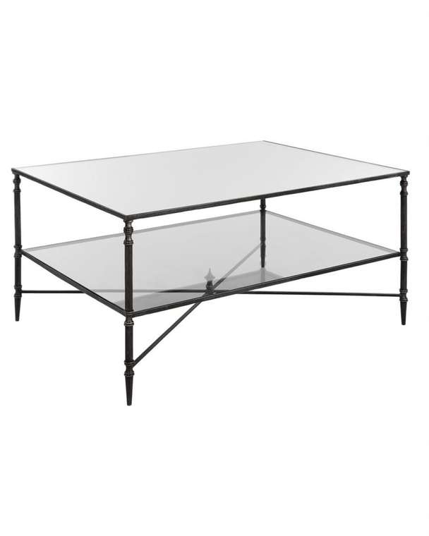 Журнальный столик Хьюго черного цвета