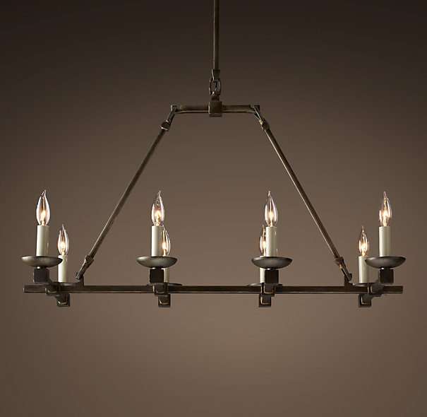 Прямоугольная люстра