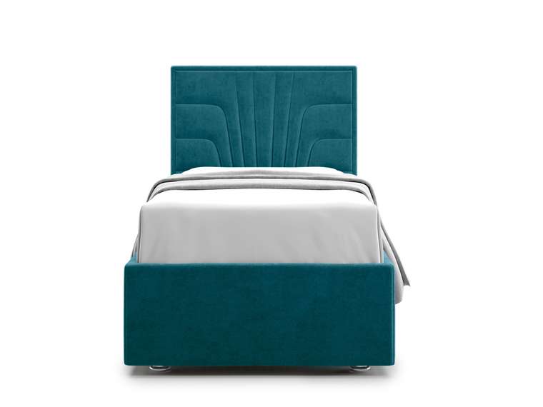 Кровать Premium Milana 90х200 зеленого цвета с подъемным механизмом