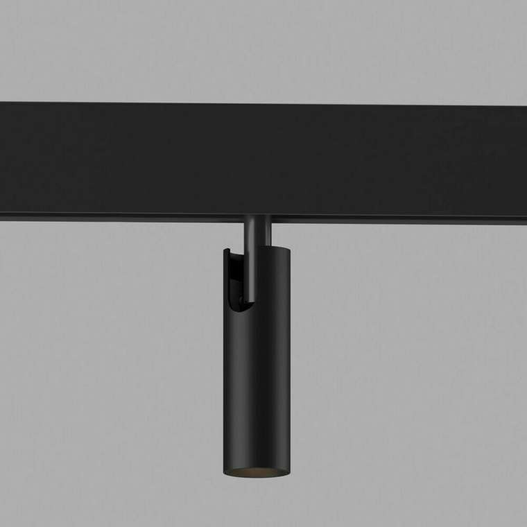 Умный трековый светильник Dim Cubo Slim Magnetic 7W 2700-6500K черного цвета
