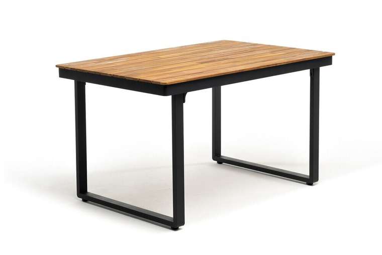 Обеденный стол Tора бежево-черного цвета