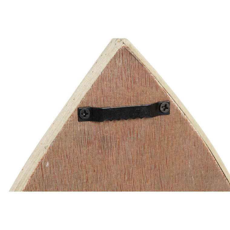 Настенный декор DKD Home Decor Коричневый Белый Веер Бамбук (27 x 2 x 64 cm) (27 x 2 x 55 cm)