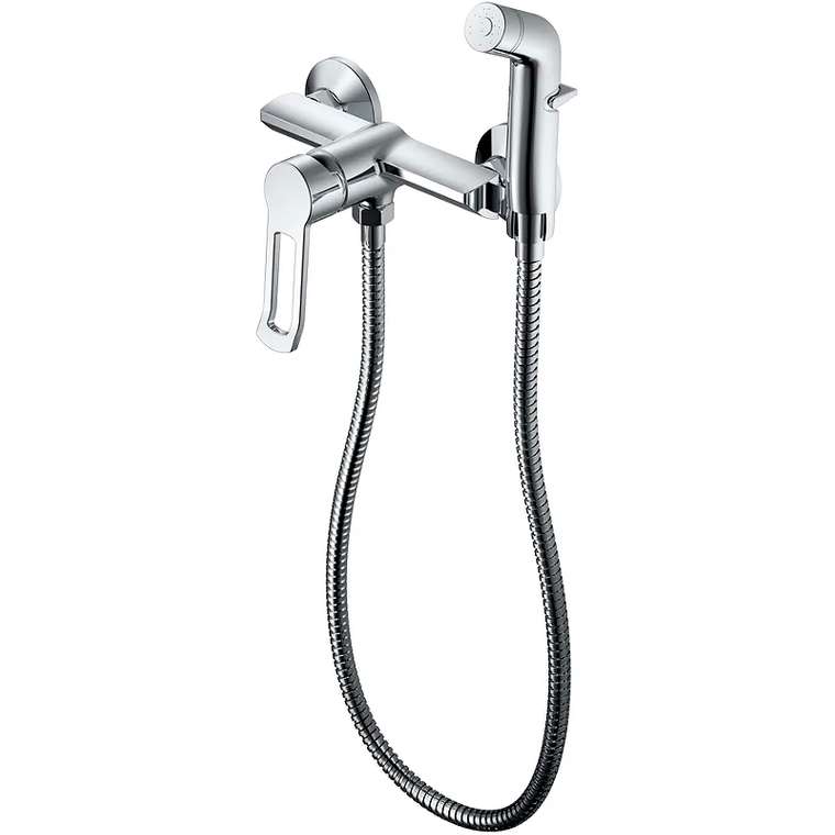 Гигиенический душ со смесителем Haiba HB55556, хром