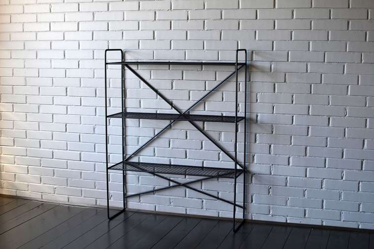 Стеллаж Rack Sticks Metall черного цвета