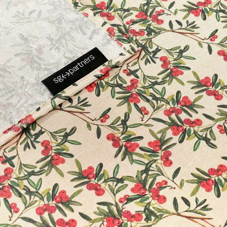 Скатерть из смолы, устойчивая к пятнам  Mistletoe Разноцветный 300 x 150