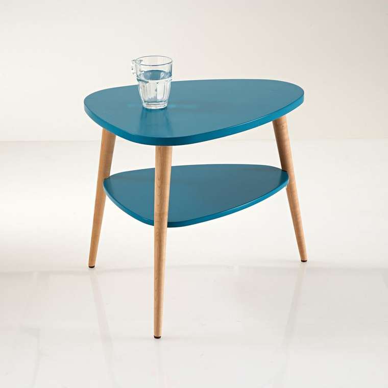 Прикроватный столик Jimi синего цвета