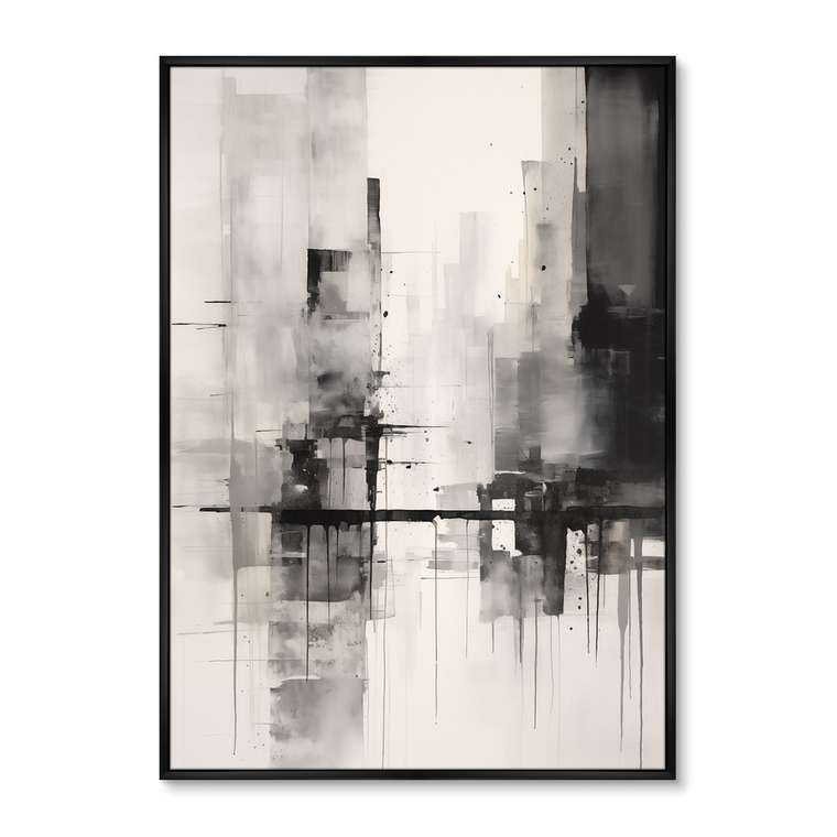 Репродукция картины Rain in the city, No 2, 2024г.