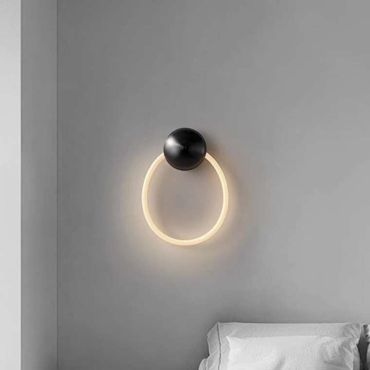 Настенный светильник с гибким неоном Lightera Tura LE103W-43BA STEEL