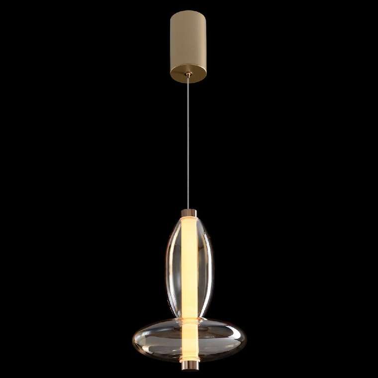 Подвесной светильник QUASAR SP7W LED AMBER (стекло, цвет янтарный)