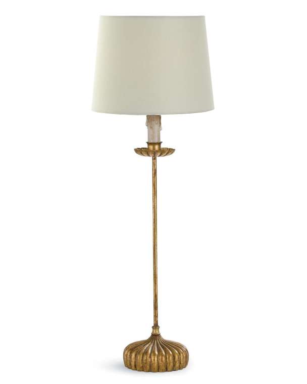 Настольная лампа Грант с белым абажуром