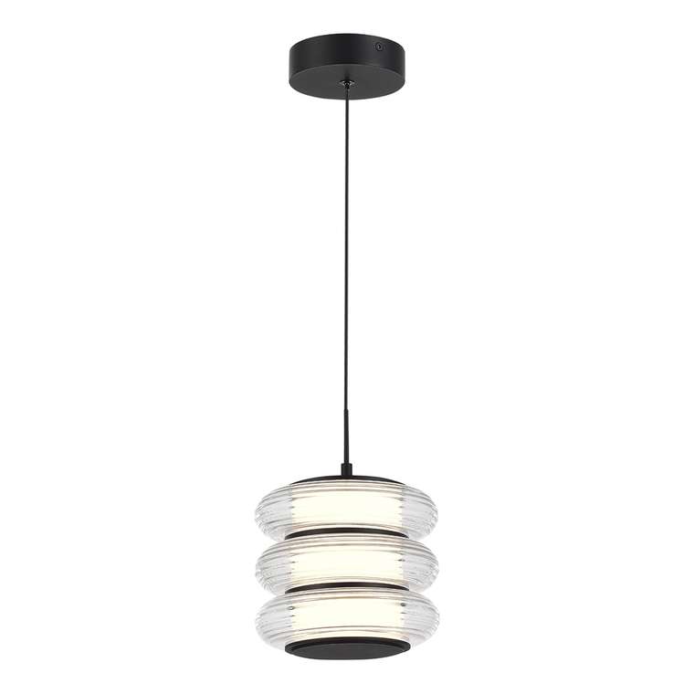 Светильник подвесной ST-Luce черный/прозрачный LED 1*16W 3000K FRITTELA