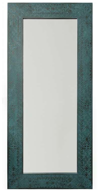 Зеркало в раме Papua Large Green